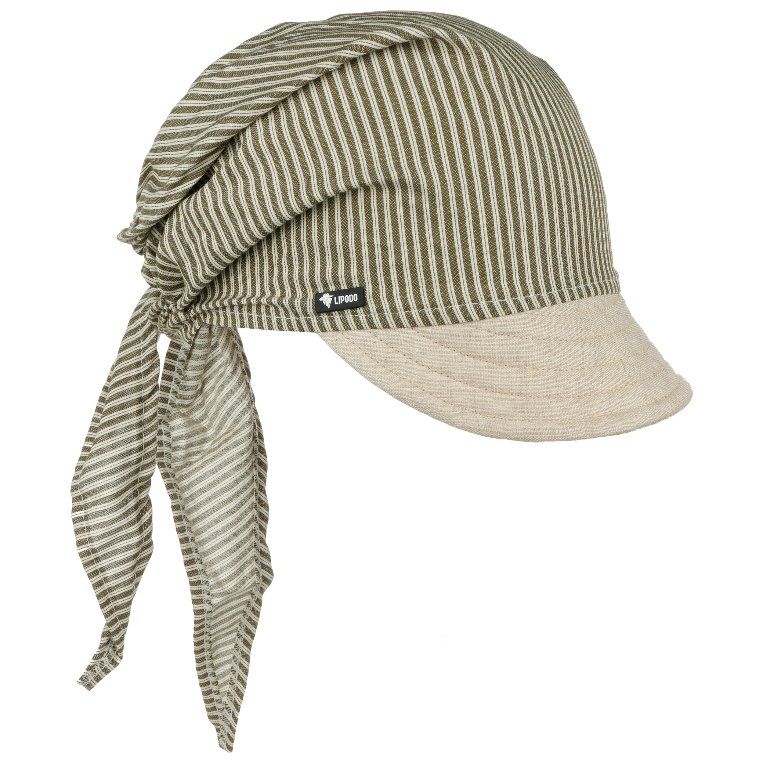 stripes bandana cap by lipodo oliv.61675 rf14